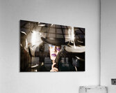 Feather carnival Acrylic Print