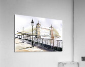 Fine art drawing The Tower Bridge in London UK Acrylic Print