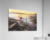 Sunset rock pools Acrylic Print