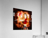 Pin up boxing girl  Acrylic Print