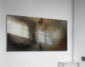 Vintage fantasy girl walking the path of creation Acrylic Print