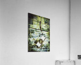Old retro film camera in creative composition Acrylic Print