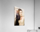 With The Wind In Her Hair Acrylic Print