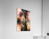 Magical jester casting a medieval spell Acrylic Print