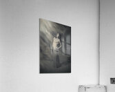 Evil vintage ghost at scary haunted castle Acrylic Print