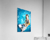 Creative pin up novelist Acrylic Print
