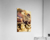 Dust covered medicine bottles Acrylic Print