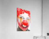 Red Clown Rage Acrylic Print