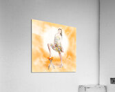 Backlit pin-up beauty Acrylic Print