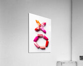 Kiss and makeup Acrylic Print