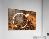 Coffee bean advert Acrylic Print