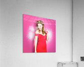 Beautiful retro woman. Salon hairstyle pin-ups Acrylic Print