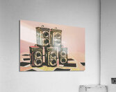 Retro photo camera pop art  Acrylic Print