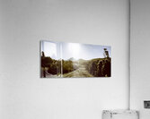 Sunset on rural Zeehan Acrylic Print