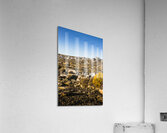 Rugged mountain town Acrylic Print