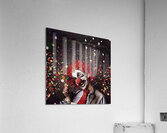 Creepy birthday clown at party celebration Acrylic Print