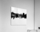 Sound waves made of trees reflected Acrylic Print