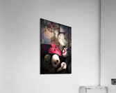 With sentiment in the sewing box Acrylic Print