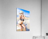 Tourist On Summer Vacation To Tropical Paradise Acrylic Print