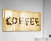Bean making coffee Acrylic Print