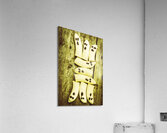 Bananas with painted chocolate faces Acrylic Print