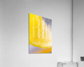 Macro lemonade bubbles Acrylic Print