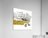 Paper New York Acrylic Print