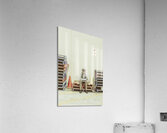 Retro man dreaming up literary ideas Acrylic Print