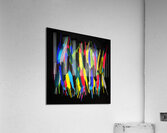 Painterly plumes Acrylic Print