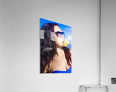 Woman On Vacation Acrylic Print