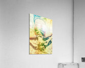 Retro pin-up pool party Acrylic Print