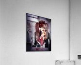 Killer school girl in a murder cover up Acrylic Print