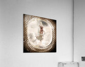 Forties and fifties military pinup poster girl Acrylic Print