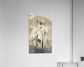 Paper boy yelling out breaking news headlines Acrylic Print