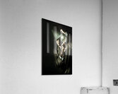 Vintage Undercover Spy On Dark Background Acrylic Print