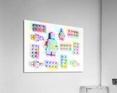 Lego lanes Acrylic Print