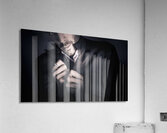 Stylish man wearing mens fashion accessories  Acrylic Print