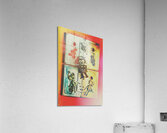 Pop art music robot Acrylic Print