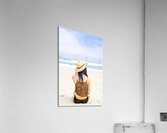 Gazing Out At The Ocean Acrylic Print