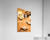 Origami paper boats on a voyage of exploration Acrylic Print