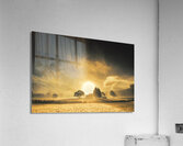 Farmyards and silhouettes Acrylic Print