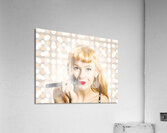 Cosmetics makeover pin up Acrylic Print