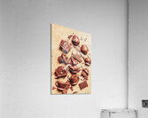 Smashing chocolate fondue party Acrylic Print