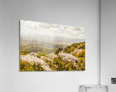 Rural town valley Acrylic Print