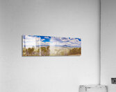 Peaceful pastel panorama Acrylic Print