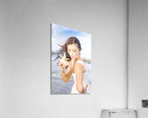 Woman Holding Star Fish Cocktail Acrylic Print