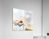 Environment engineer drafting sustainable design Acrylic Print