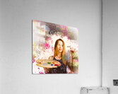 Adult art class painter Acrylic Print