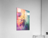 Play act of a puppet clown performing a sad mime Acrylic Print