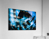 Scary Jack-o-lantern pumpkin detail Acrylic Print